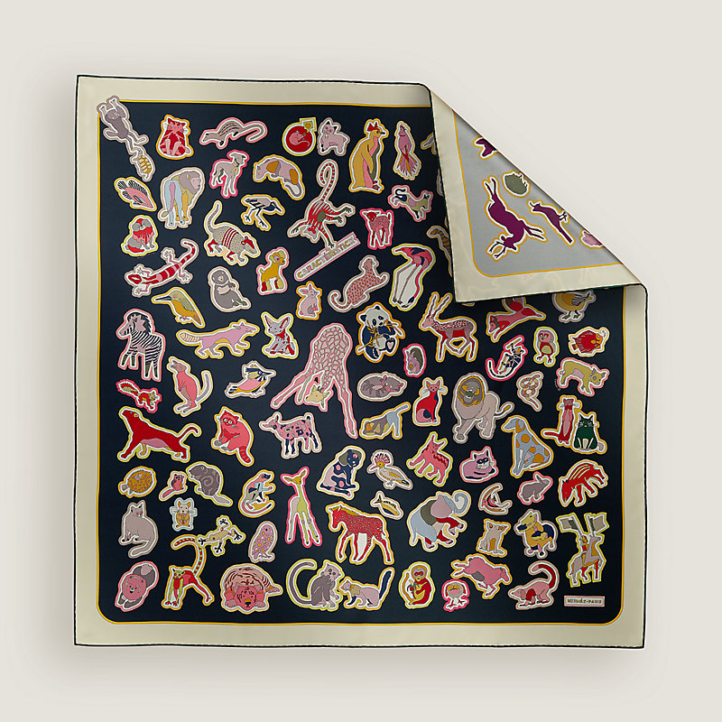 Caracteristick double face scarf 90 | Hermès UK